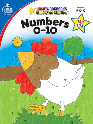 cover image of Numbers 0-10, Grades PK--K